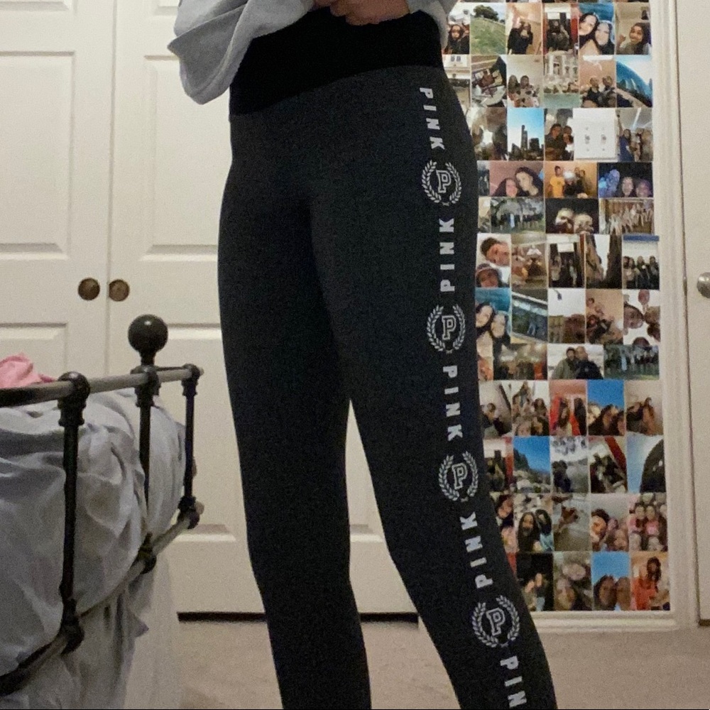Grey Pink leggings